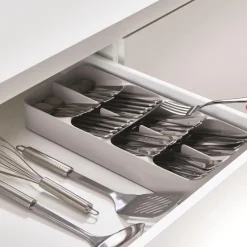 Drawerstore bestikkoppbevaring 39x18 cm grå