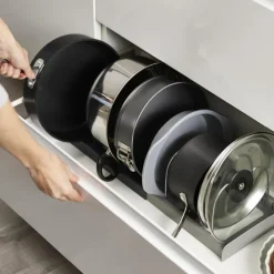 DrawerStore grytelokkholder grå