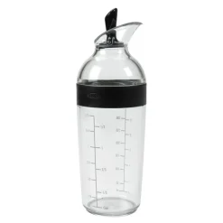 Dressingflaske 22 cm klar/svart