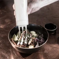 Dressingflaske med tre tuter 68 cl