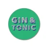 Drikkeunderlag 10 cm gin&tonic