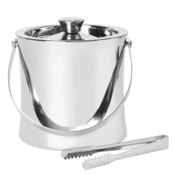 Drink Collection isbøtte med tang 15 cm stål