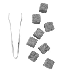 Drink Collection whiskysteiner m/tang 8 stk granit