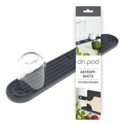 Drip dri.pad tørkematte 7,8x42,5 cm grå