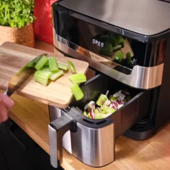 Dual Easy Fry & Grill airfryer 5,2/3,1L silver