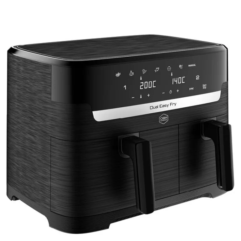 Dual Easy Fry airfryer 3,1L+5L svart