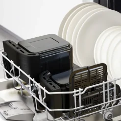 Dual Easy Fry airfryer 3,1L+5L svart