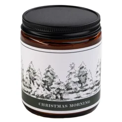 Duftlys christmas morning 9 cm brun