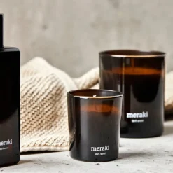 Duftlys dark wood 7x6 cm brun