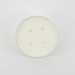 Duftlys fresh linen 7,5x10 cm hvit