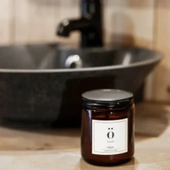 Duftlys sage 7x9 cm brun