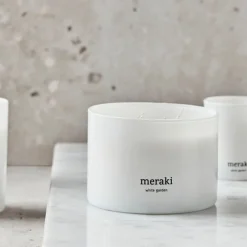 Duftlys white garden 7,5x10 cm hvit