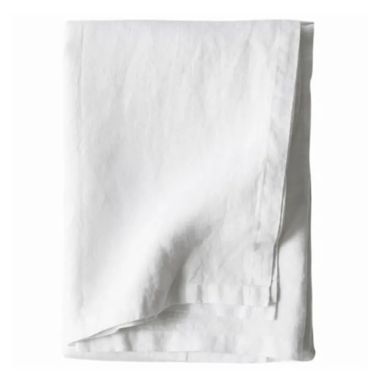 Duk lin 145x270 cm bleached white