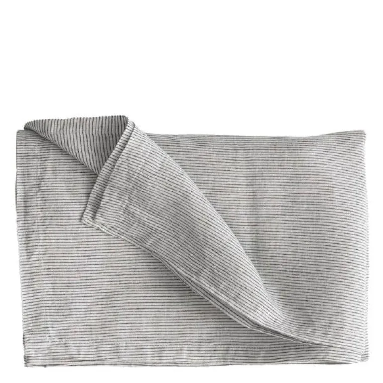 Duk lin 145x330 cm pinstripe