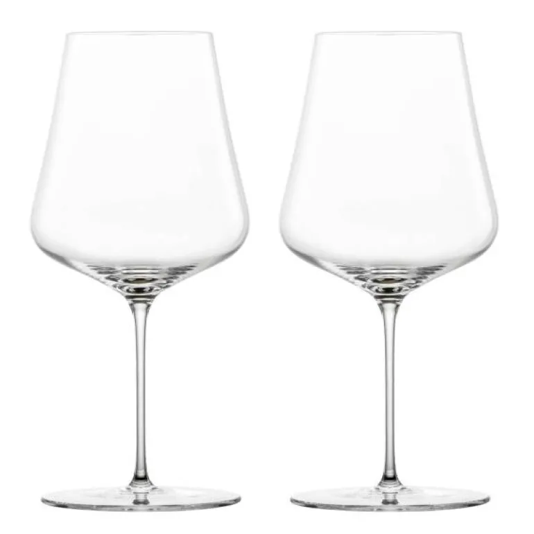 Duo burgundy rødvinsglass 2 stk 74 cl klar