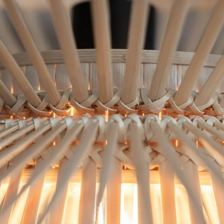 Duplici taklampe 57 cm natur