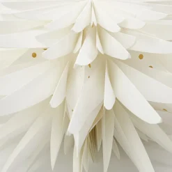 Dust julestjerne 70 cm off white