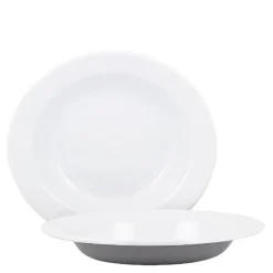 Dyp tallerken 22 cm grå