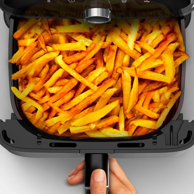 Easy Fry Mega airfryer 7,5L svart/stål