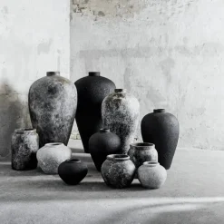 Echo blomsterpotte 25x30 cm grå