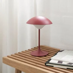 Eclipse bordlampe ruby red