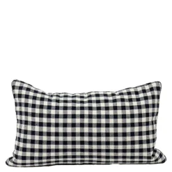 Eco Hugo putetrekk 30x50 cm svart/hvit