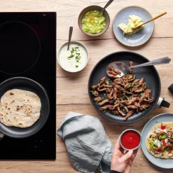 ECO Lite QXR stekepanne 20 cm avtagbart håndtak svart