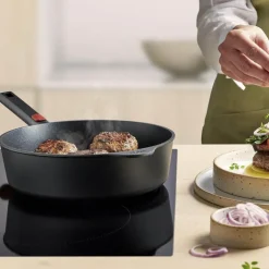 Eco logic qxr sautèpanne 28 cm avtagbart håndtak svart