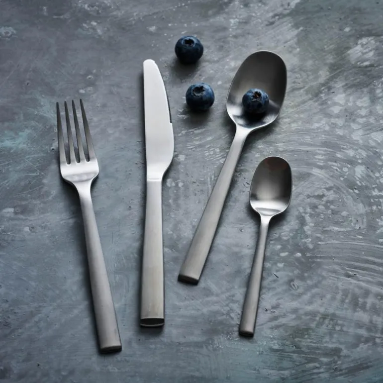 Edda bestikksett 48 deler børstet stål