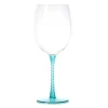 Eden rødvinsglass 61 cl blå spiral/turkis