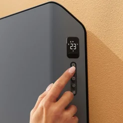 Edge panelovn 1500W grå