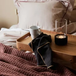 Edith serviett 45x45 cm 2 stk grå