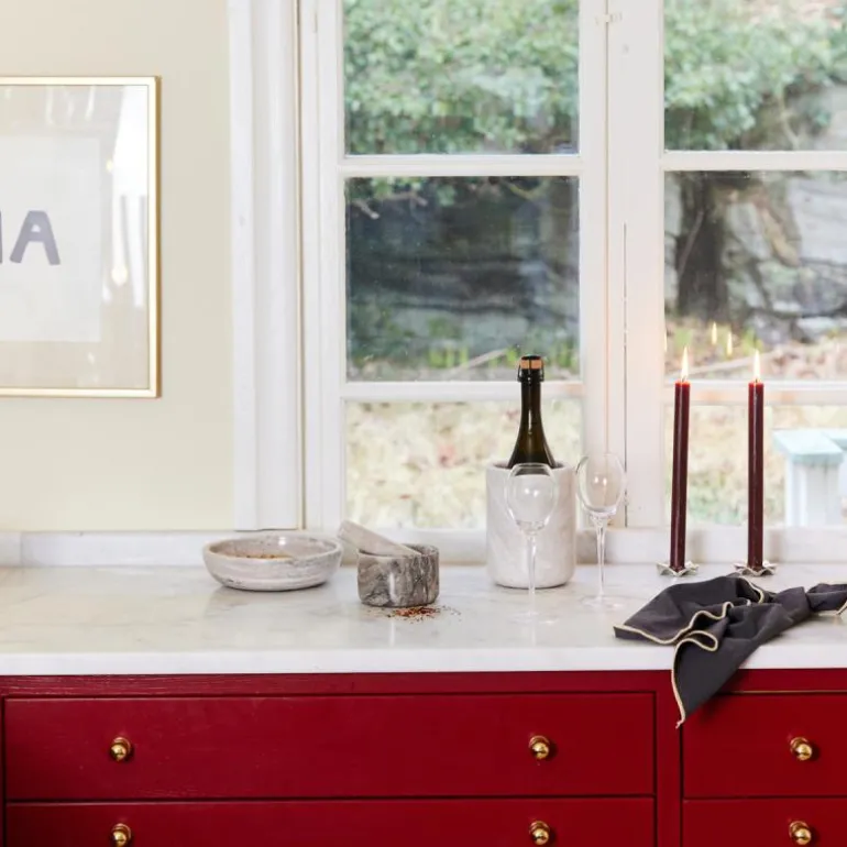 Edith serviett 45x45 cm 2 stk grå