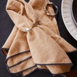 Edith serviett 45x45 cm 2 stk beige