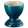 Eggeglass stengods deep teal
