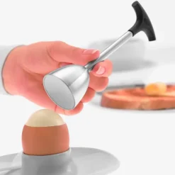 Eggeskjærer ø4 cm L14 cm stål/svart