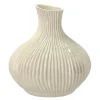 Eik vase 27x28 cm krem