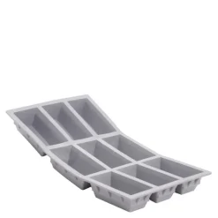 Elastomoule bakeform for 9 småbrød grå