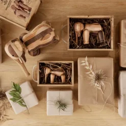 Elefant Reworked Anniversary mini 9 cm mixed wood