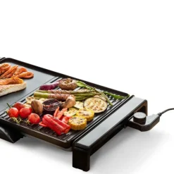 Elektrisk bordgrill XXL 47x32 cm svart