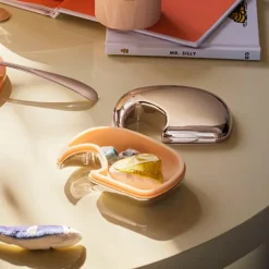 Elephant elefant boks sølv/gul