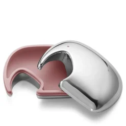 Elephant elefant boks sølv/rosa