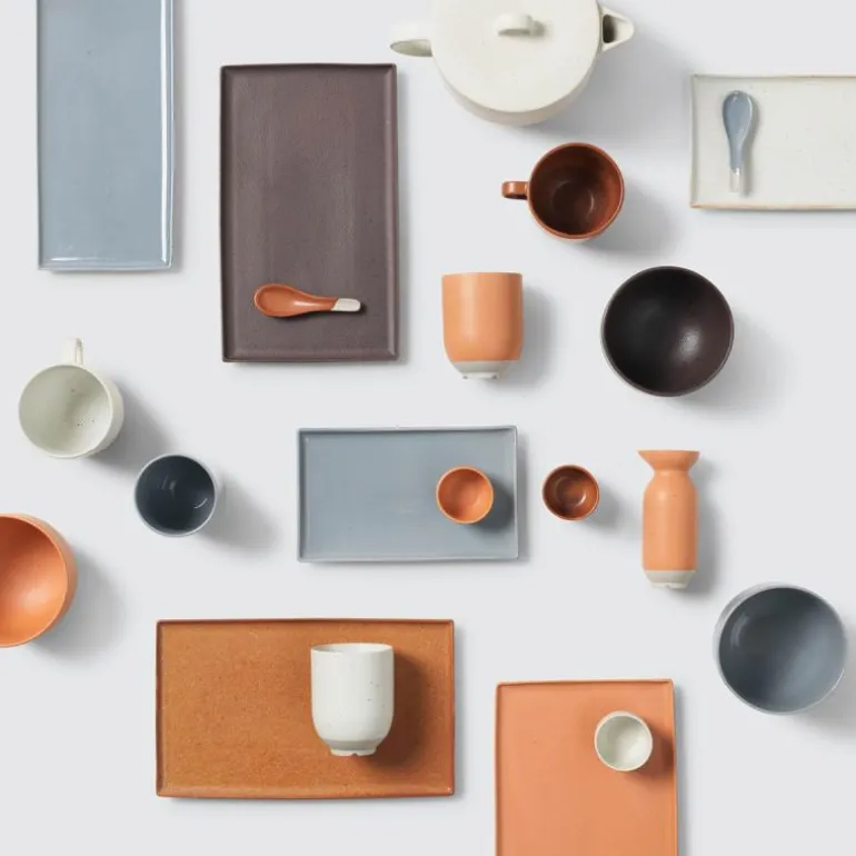 Eli tallerken 20x12 cm mat soft light grey