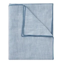 Eline duk 145x250 cm blå/hvit