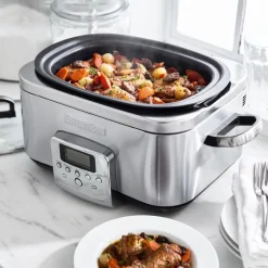 Elite slowcooker 6L stål