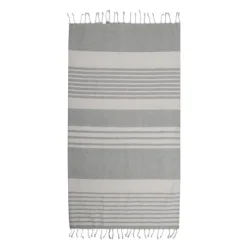 Ella Hamam duk 145x250 cm grå