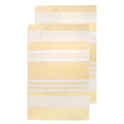 Ella Hamam kjøkkenhåndkle 2 stk 50x70 cm gul