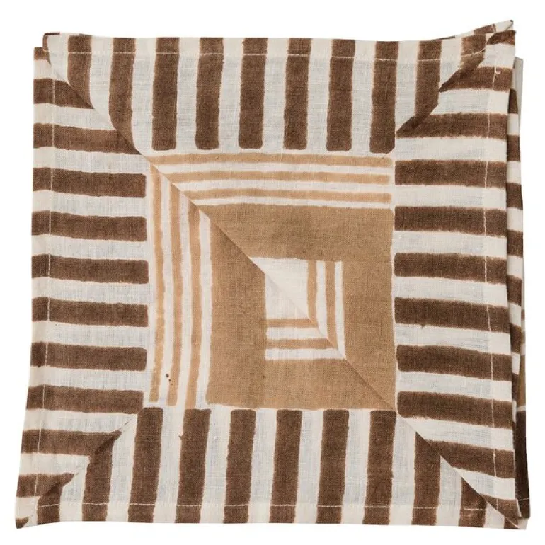 Ella serviett 50x50 cm hazelnut