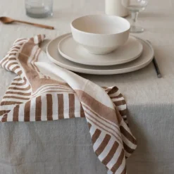 Ella serviett 50x50 cm hazelnut