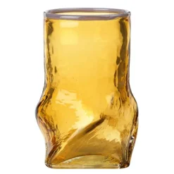 Ellen vase 22 cm harvest gold/light purple